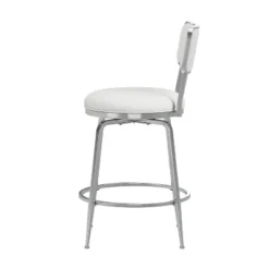 Baltimore Metal And Upholstered Swivel Counter Height Stool Chrome - Hillsdale Furniture -Hillsdale Furniture GUEST 4db3fc0e fbe2 4171 b7ff 2fd56ac823da