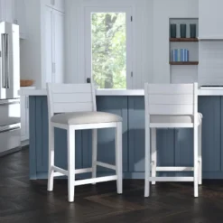 Fowler Wood Counter Height Barstool Sea White - Hillsdale Furniture 22 Fowler Wood Counter Height Barstool Sea White - Hillsdale Furniture -Hillsdale Furniture GUEST 53bd359f 5990 4909 9d63 876206b3615b