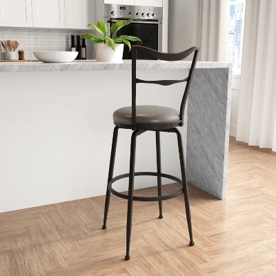 Larimore Metal Bar Height Stool Black - Hillsdale Furniture 3 Larimore Metal Bar Height Stool Black - Hillsdale Furniture