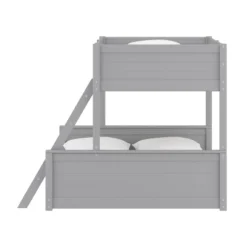 Twin Over Full Capri Wood Bunk Bed Gray - Hillsdale Furniture -Hillsdale Furniture GUEST 5554f9b7 99cc 4c4e 840c b21da6a8a53f