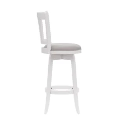30" Presque Isle Wood Bar Height Swivel Stool White - Hillsdale Furniture -Hillsdale Furniture GUEST 574a7781 4923 436b 8d8f 2938bd5b16b0