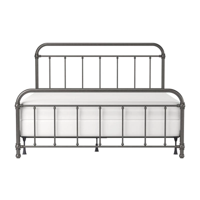 King Kirkland Metal Bed Aged Pewter - Hillsdale Furniture 5 King Kirkland Metal Bed Aged Pewter - Hillsdale Furniture - Image 3