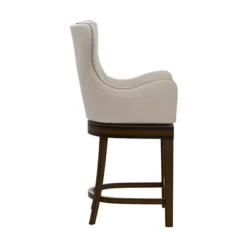 25.75" Caydena Memory Return Swivel Wood Counter Height Barstool Rustic Gray/Cream Fabric - Hillsdale Furniture 16 25.75" Caydena Memory Return Swivel Wood Counter Height Barstool Rustic Gray/Cream Fabric - Hillsdale Furniture -Hillsdale Furniture GUEST 595e5456 2da2 4031 a18a 714758c8773f