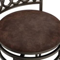 32" Montello Swivel Barstool Bronze/Brown - Hillsdale Furniture -Hillsdale Furniture GUEST 5acbacc8 61e5 4846 8b21 5e731610244a