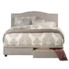 Kiley Upholstered Storage Bed Gray - Hillsdale Furniture -Hillsdale Furniture GUEST 5d45cdb7 82d9 4a6d 89f7 ffcb4b01634b