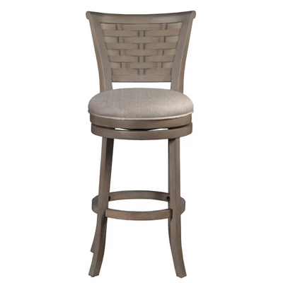 Thredson Swivel Height Barstool Light Antiqued Gray Wash - Hillsdale Furniture 4 Thredson Swivel Height Barstool Light Antiqued Gray Wash - Hillsdale Furniture - Image 2