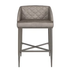 Set Of 2 Phoenix Non Swivel Counter Height Barstool Gray - Hillsdale Furniture -Hillsdale Furniture GUEST 5e4e0054 ee57 44d5 8ece 4683f6ba9a9e