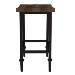 Set Of 2 Trevino Backless Non Swivel Counter Height Barstool Brown/Copper Metal - Hillsdale Furniture -Hillsdale Furniture GUEST 5eb4706c f543 4a70 a1c0 d61f1750fbba
