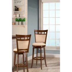 30" Jefferson Swivel Height Barstool Ivory - Hillsdale Furniture -Hillsdale Furniture GUEST 5f2e9723 5cec 4a00 8d37 8550f077f98b