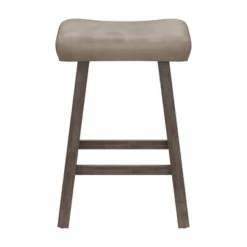 26" Saddle Wood Backless Counter Height Barstool Rustic Gray - Hillsdale Furniture 14 26" Saddle Wood Backless Counter Height Barstool Rustic Gray - Hillsdale Furniture -Hillsdale Furniture GUEST 6075cbcb c018 493f b04e 3b30aede5602