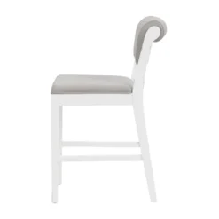 Clarion Wood And Upholstered Panel Back Counter Height Stool Sea White - Hillsdale Furniture 16 Clarion Wood And Upholstered Panel Back Counter Height Stool Sea White - Hillsdale Furniture -Hillsdale Furniture GUEST 61a3fe09 fff0 4e08 af31 0e69ff237283