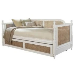 Twin Melanie Wood Cane Complete Daybed With Trundle - Hillsdale Furniture -Hillsdale Furniture GUEST 621ab809 d26a 45f9 91e4 2ba394bf039d