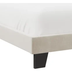 Full Crestone Upholstered Adjustable Height Platform Bed Cream - Hillsdale Furniture -Hillsdale Furniture GUEST 628f7663 b6f8 47b7 9c34 ee6b1d232a53