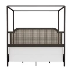 Melanie Wood And Metal Canopy Bed Oiled Bronze - Hillsdale Furniture -Hillsdale Furniture GUEST 645c0562 4ce7 49ad a3f3 93c809a4d4c2
