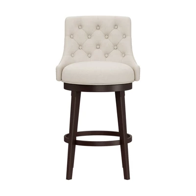 30" Halbrooke Swivel Barstool Smoke/Cream Hillsdale Furniture 5 30" Halbrooke Swivel Barstool Smoke/Cream Hillsdale Furniture - Image 3