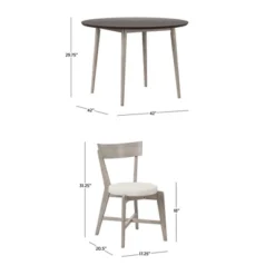 5pc Mayson Dining Set Gray - Hillsdale Furniture -Hillsdale Furniture GUEST 68d50ae5 440f 45e9 bb4e b8338f8d79f6