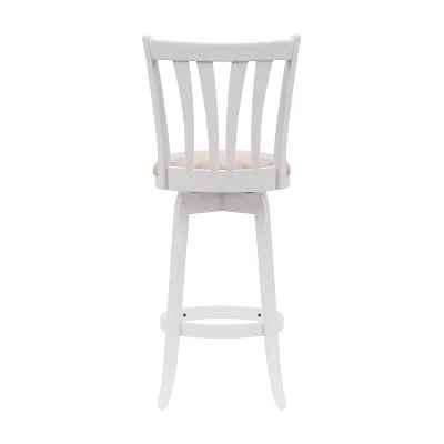 30" Savana Wood Bar Height Swivel Stool White - Hillsdale Furniture 9 30" Savana Wood Bar Height Swivel Stool White - Hillsdale Furniture - Image 7