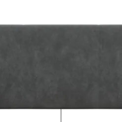 Muellen Upholstered Platform Bed With 2 Dual USB Ports Graphite Gray Vinyl - Hillsdale Furniture -Hillsdale Furniture GUEST 6bc2759f b5fc 430e 98ff 5259d5b7ba13