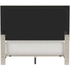 Full Crestone Upholstered Adjustable Height Platform Bed Cream - Hillsdale Furniture -Hillsdale Furniture GUEST 6d78be2f 71b1 40e8 b509 4b1d68a94ddd