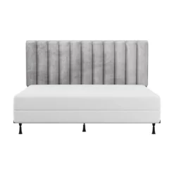 King Crestone Upholstered Headboard With Frame Gray - Hillsdale Furniture 13 King Crestone Upholstered Headboard With Frame Gray - Hillsdale Furniture -Hillsdale Furniture GUEST 6e3fe156 025d 465d 8109 a589ddf3c0eb