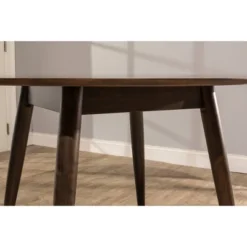 San Marino Mid-Century Modern Round Dining Table Chestnut - Hillsdale Furniture -Hillsdale Furniture GUEST 6fd7f665 67ec 4ff7 945b 5bd7323617fc