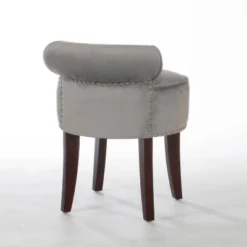 22.5" Lena Wood And Upholstered Vanity Stool - Hillsdale Furniture -Hillsdale Furniture GUEST 71597192 f904 4205 99b2 9bc2c16f8c43