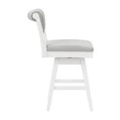Clarion Wood And Upholstered Counter Height Swivel Stool Sea White - Hillsdale Furniture 14 Clarion Wood And Upholstered Counter Height Swivel Stool Sea White - Hillsdale Furniture -Hillsdale Furniture GUEST 741833ba b9d8 44f1 ab99 45f8dbff6db2