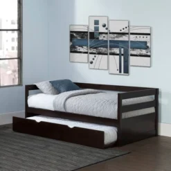 Twin Kids' Caspian Daybed With Trundle Chocolate - Hillsdale Furniture 24 Twin Kids' Caspian Daybed With Trundle Chocolate - Hillsdale Furniture -Hillsdale Furniture GUEST 74c25537 1c65 48b1 b563 40f3afc8727f