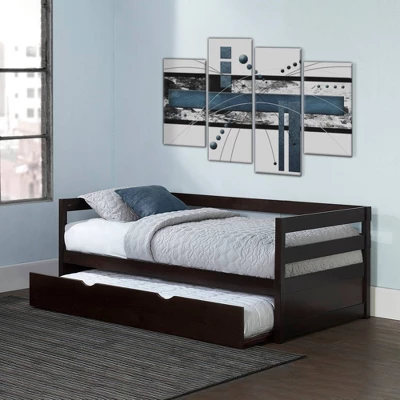 Twin Kids' Caspian Daybed With Trundle Chocolate - Hillsdale Furniture 13 Twin Kids' Caspian Daybed With Trundle Chocolate - Hillsdale Furniture - Image 11