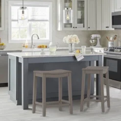 Fiddler Backless 24" NonSwivel Counter Height Barstool Aged Gray - Hillsdale Furniture -Hillsdale Furniture GUEST 75b10e92 9665 48dd a623 0a791e798a42