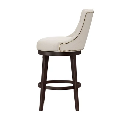 30" Halbrooke Swivel Barstool Smoke/Cream Hillsdale Furniture 8 30" Halbrooke Swivel Barstool Smoke/Cream Hillsdale Furniture - Image 6