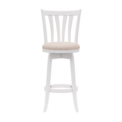 30" Savana Wood Bar Height Swivel Stool White - Hillsdale Furniture 7 30" Savana Wood Bar Height Swivel Stool White - Hillsdale Furniture - Image 5