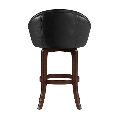 30" Dartford Swivel Barstool Brown/Black - Hillsdale Furniture 5 30" Dartford Swivel Barstool Brown/Black - Hillsdale Furniture - Image 3