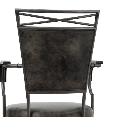 Bridgetown Metal Bar Height Swivel Stool Pewter - Hillsdale Furniture 11 Bridgetown Metal Bar Height Swivel Stool Pewter - Hillsdale Furniture - Image 9