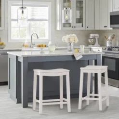 24" Fiddler Backless Counter Height Barstool White - Hillsdale Furniture -Hillsdale Furniture GUEST 7a1ecab6 7048 4c7f 8625 276903741d2f