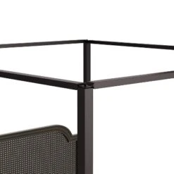 Melanie Wood And Metal Canopy Bed Oiled Bronze - Hillsdale Furniture -Hillsdale Furniture GUEST 7af07cac 7d85 45c3 8dca 3a83fce39102