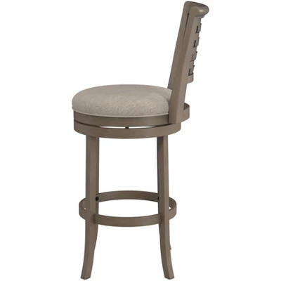 Thredson Swivel Height Barstool Light Antiqued Gray Wash - Hillsdale Furniture 8 Thredson Swivel Height Barstool Light Antiqued Gray Wash - Hillsdale Furniture - Image 6