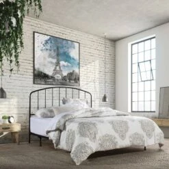 Tolland Metal Headboard With Bed Frame Black - Hillsdale Furniture -Hillsdale Furniture GUEST 7bd1b322 846e 424e 980f de61493a9f48