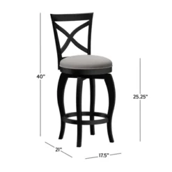 Ellendale Swivel Counter Height Barstool - Hillsdale Furniture -Hillsdale Furniture GUEST 7d6ad896 82a7 4b4b 9c0f b359e3174d8a