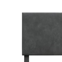 Muellen Upholstered Platform Bed With 2 Dual USB Ports Graphite Gray Vinyl - Hillsdale Furniture -Hillsdale Furniture GUEST 81db36ee c5f5 4e63 a844 1774ce1c906a