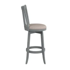 30" Savana Swivel Height Barstool Blue Wirebrush/Cream - Hillsdale Furniture -Hillsdale Furniture GUEST 834994d6 2fb3 4197 9e77 12b28f73bb5a