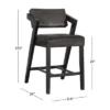 Snyder Counter Height Barstool Black/Gray - Hillsdale Furniture -Hillsdale Furniture GUEST 836956b9 6805 4849 8542 ec4e55678f7c