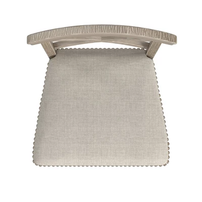 Set Of 2 26" Bayview NonSwivel Counter Height Barstool White/Silver - Hillsdale Furniture 7 Set Of 2 26" Bayview NonSwivel Counter Height Barstool White/Silver - Hillsdale Furniture - Image 5