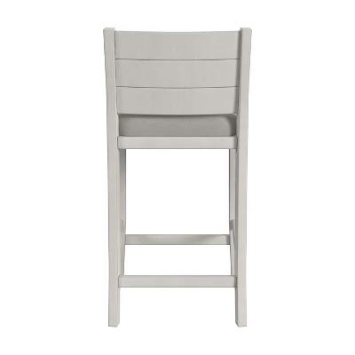 Fowler Wood Counter Height Barstool Sea White - Hillsdale Furniture 11 Fowler Wood Counter Height Barstool Sea White - Hillsdale Furniture - Image 9