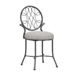 19" O'Malley Metal Vanity Stool - Hillsdale Furniture -Hillsdale Furniture GUEST 871f4e30 47c3 4aa9 838c a6431fc38a36