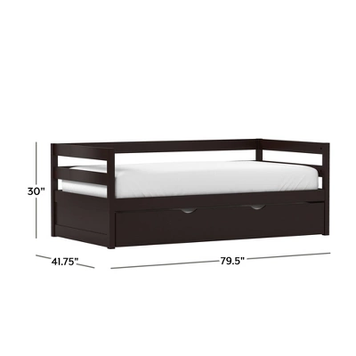 Twin Kids' Caspian Daybed With Trundle Chocolate - Hillsdale Furniture 14 Twin Kids' Caspian Daybed With Trundle Chocolate - Hillsdale Furniture - Image 12