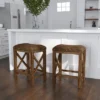 Set Of 2 Willow Bend Counter Height Barstool Walnut/Brown- Hillsdale Furniture -Hillsdale Furniture GUEST 898b47c7 c54c 4a38 a70d 8d47aaab6b23