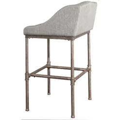 30" Dillon Barstool Silver/Gray - Hillsdale Furniture -Hillsdale Furniture GUEST 8992c23f 5cfc 4fbb b802 eedaa74c99b1 1