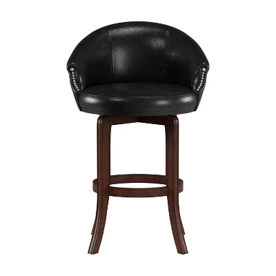 30" Dartford Swivel Barstool Brown/Black - Hillsdale Furniture 3 30" Dartford Swivel Barstool Brown/Black - Hillsdale Furniture