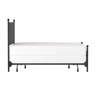 McArthur Metal And Upholstered Bed Matte Black/Gray Fabric - Hillsdale Furniture 7 McArthur Metal And Upholstered Bed Matte Black/Gray Fabric - Hillsdale Furniture - Image 5